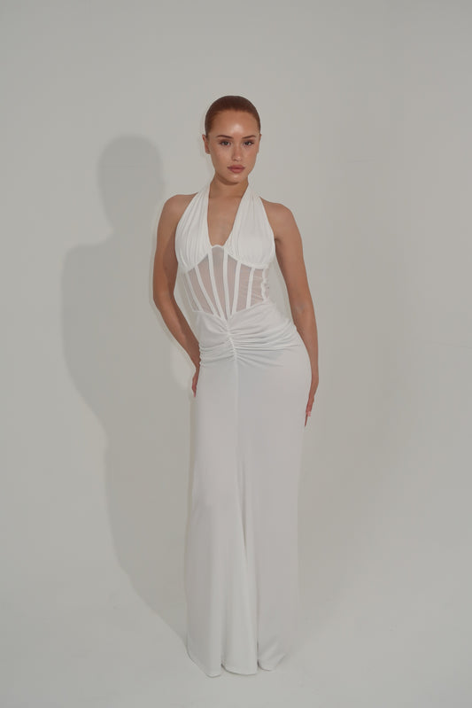 ISLA DRESS - WHITE